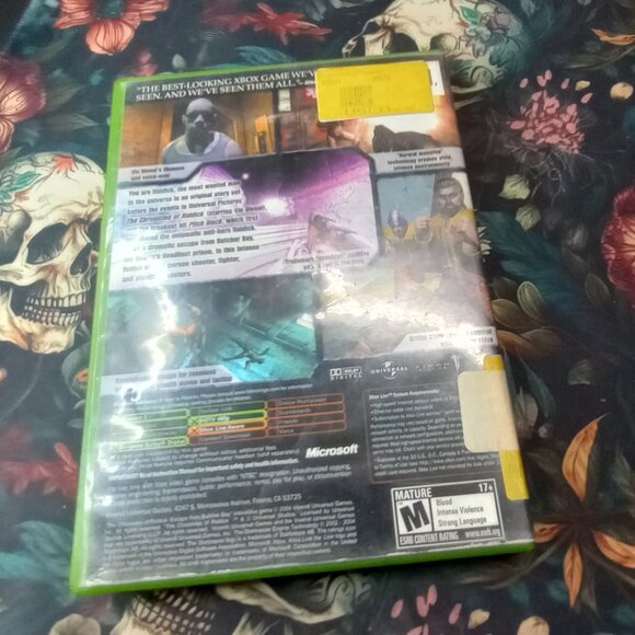 Chronicles of Riddick: Escape from Butcher Bay Xbox Game Rare Sci-Fi FPS Classic - Picture 4 of 4